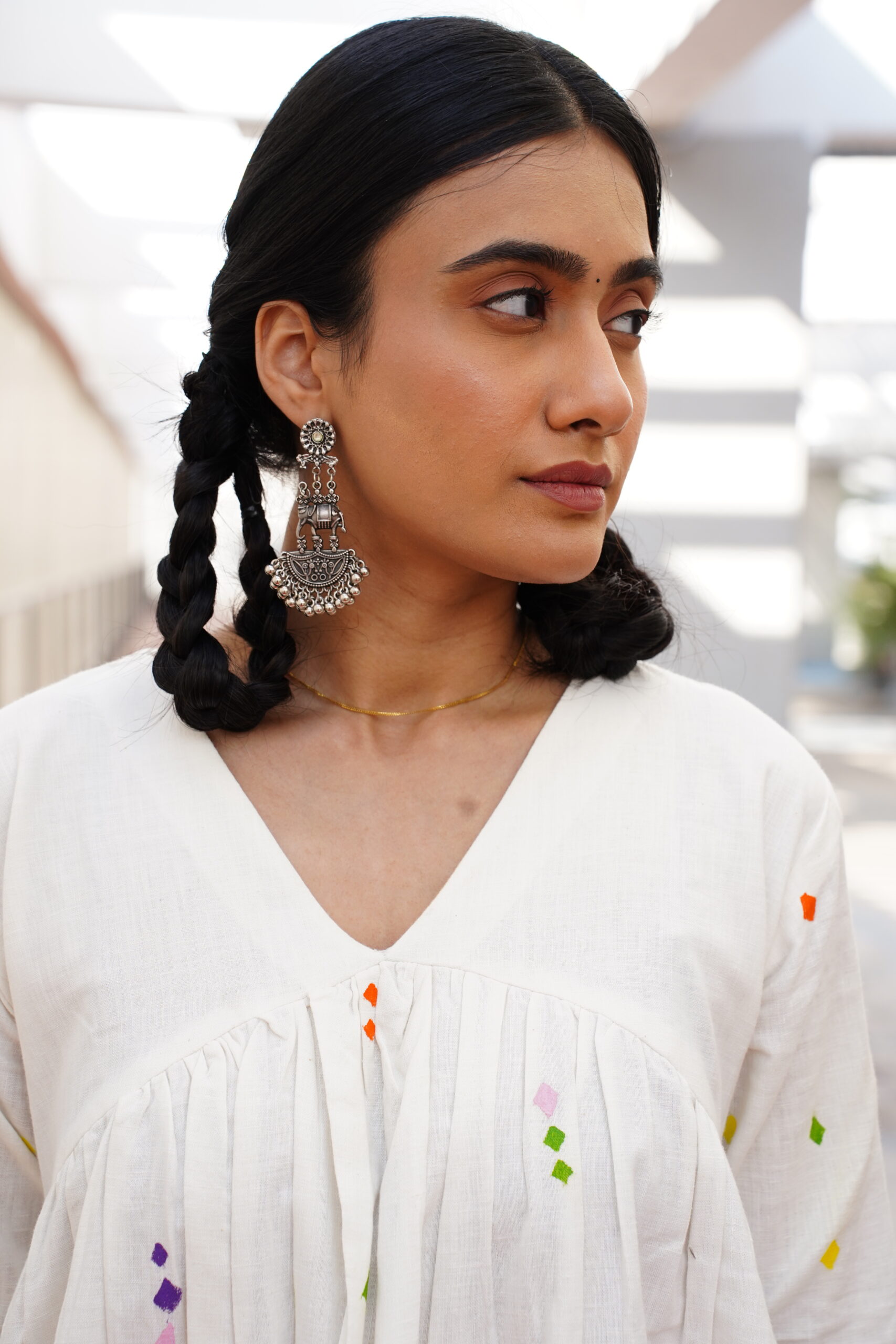 Canvas Bloom Khadi Midi Dress - Image 2