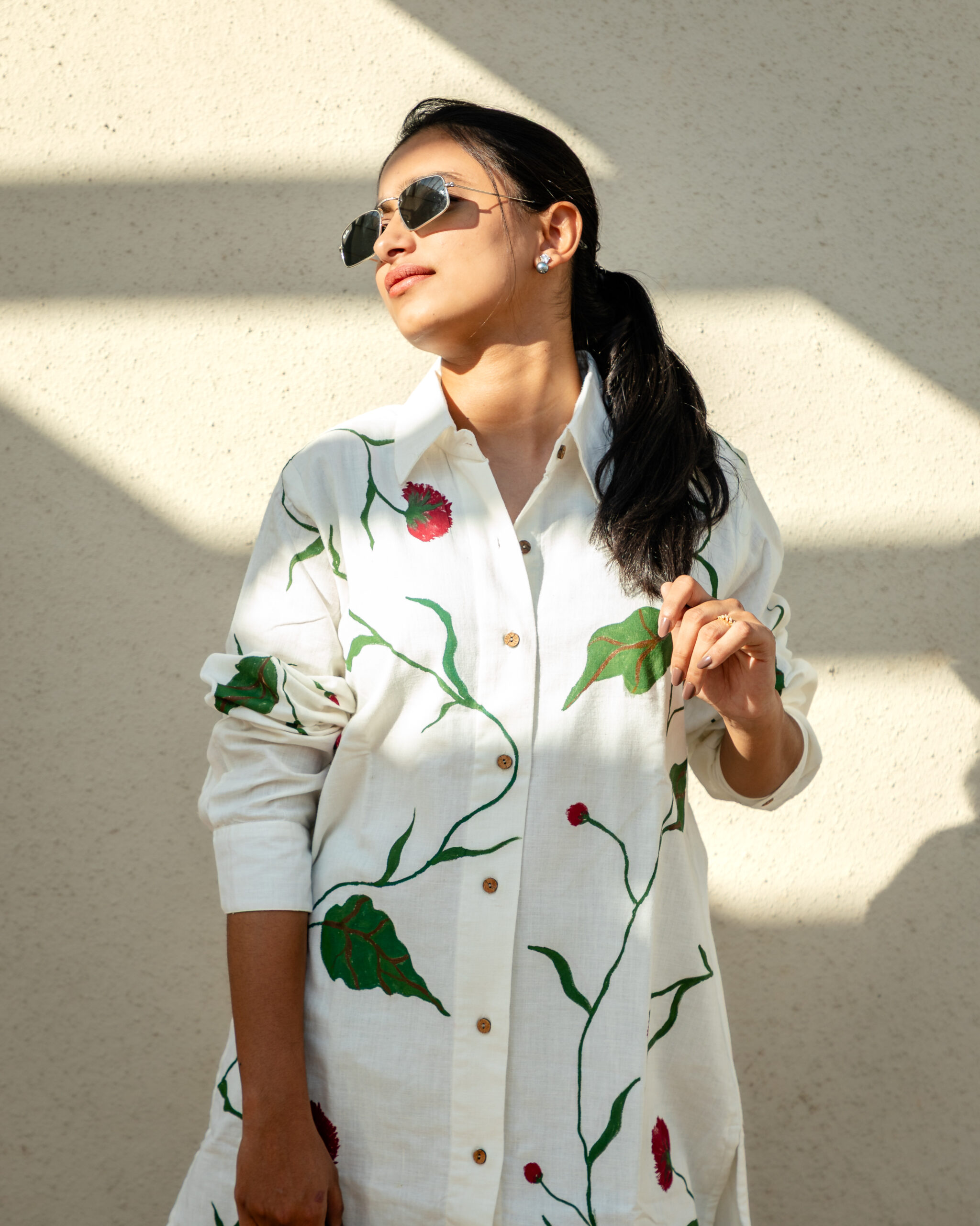 Ethereal Garden Khadi Shirt(Rangreez) - Image 2