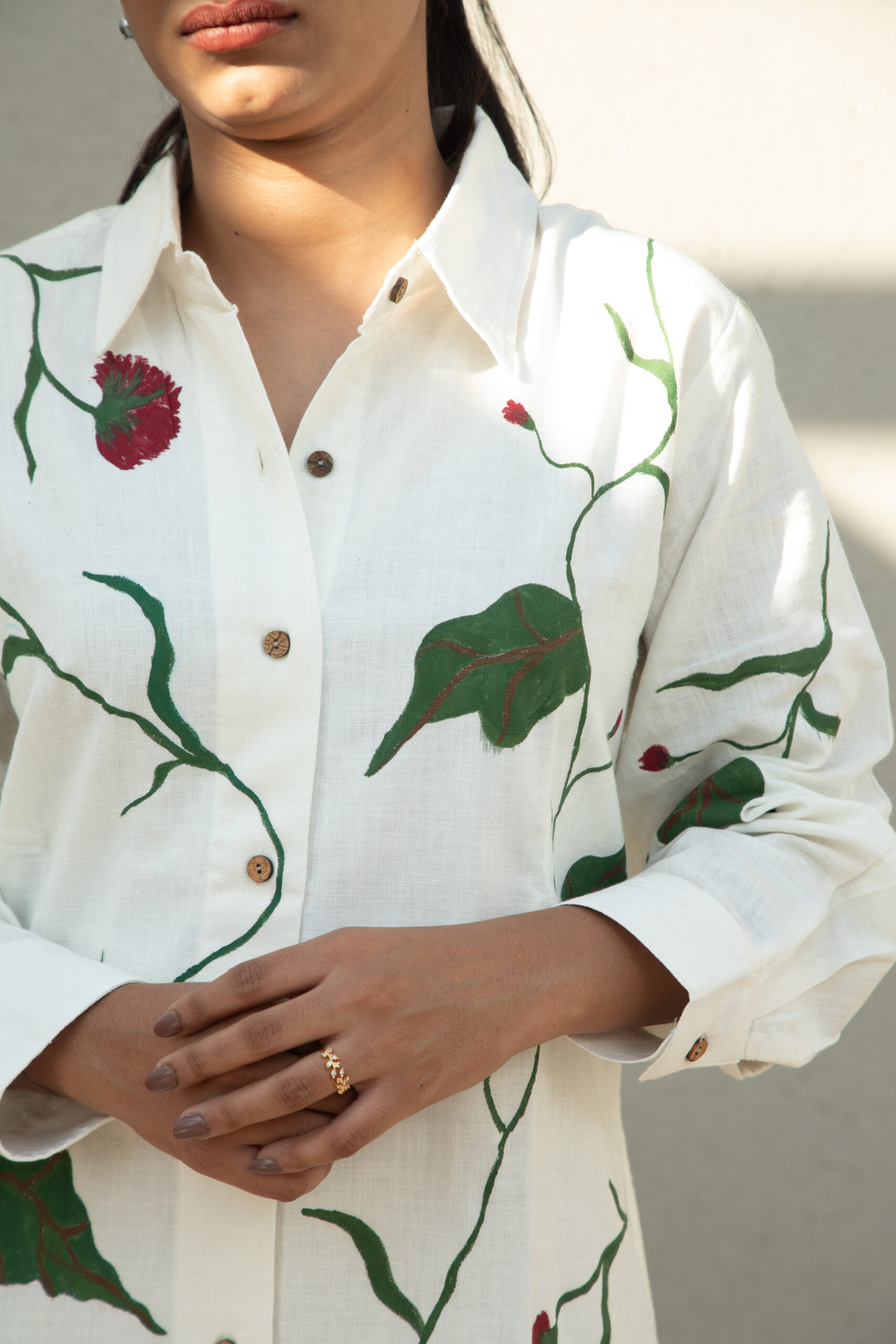 Ethereal Garden Khadi Shirt(Rangreez) - Image 6