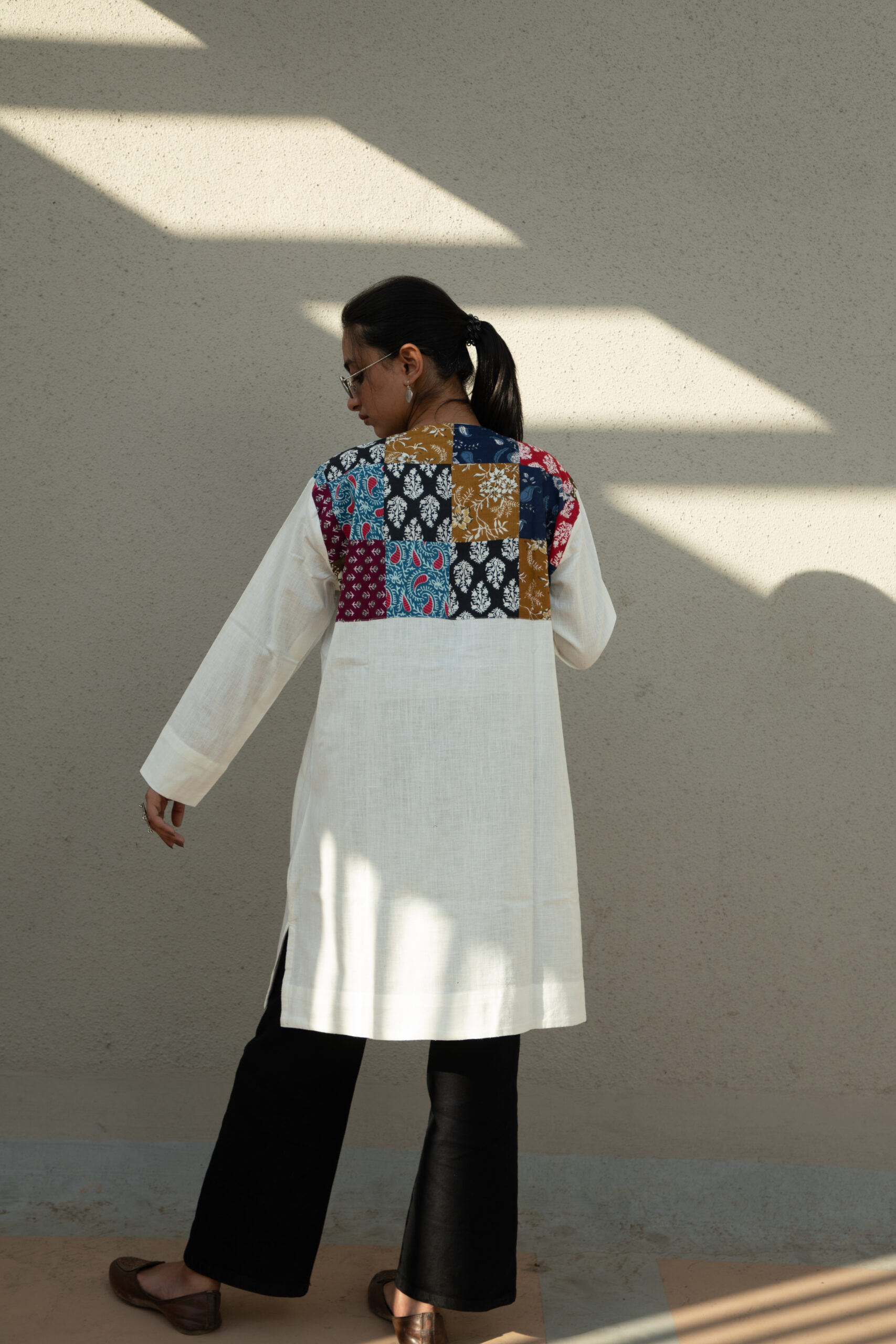 Patchwork Back Shrug